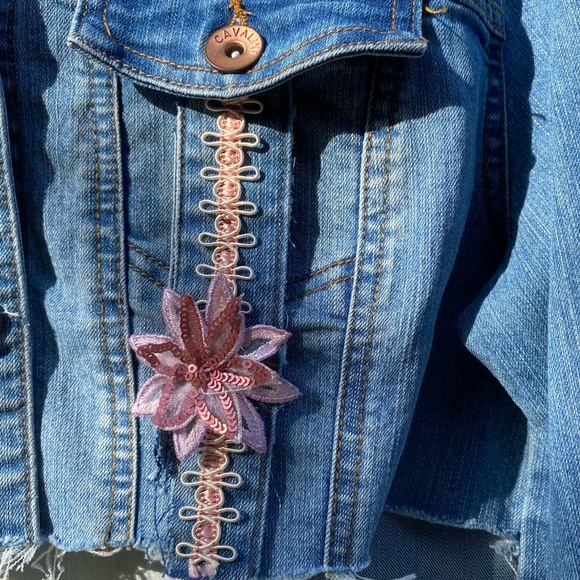 Custom  High low  Jean Jacket - Picture 2 of 11